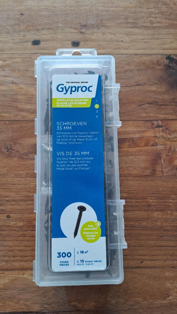 Gyproc schroeven (300 stuks), Ophalen, Nieuw, Overige materialen