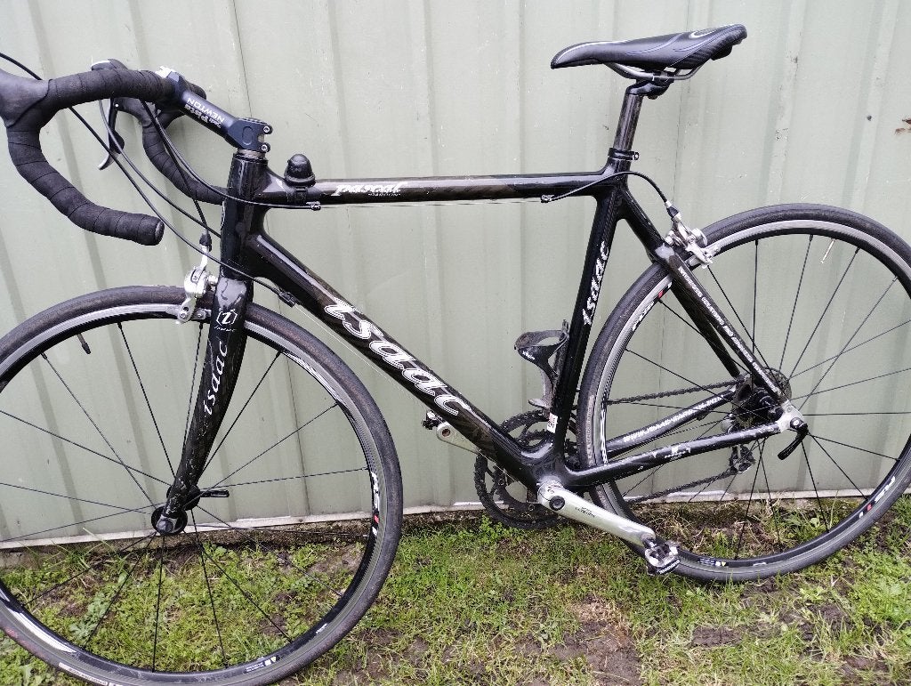 koersfiets isaac, Fietsen en Brommers, 28 inch, Gebruikt, Velgrem, 49 tot 53 cm