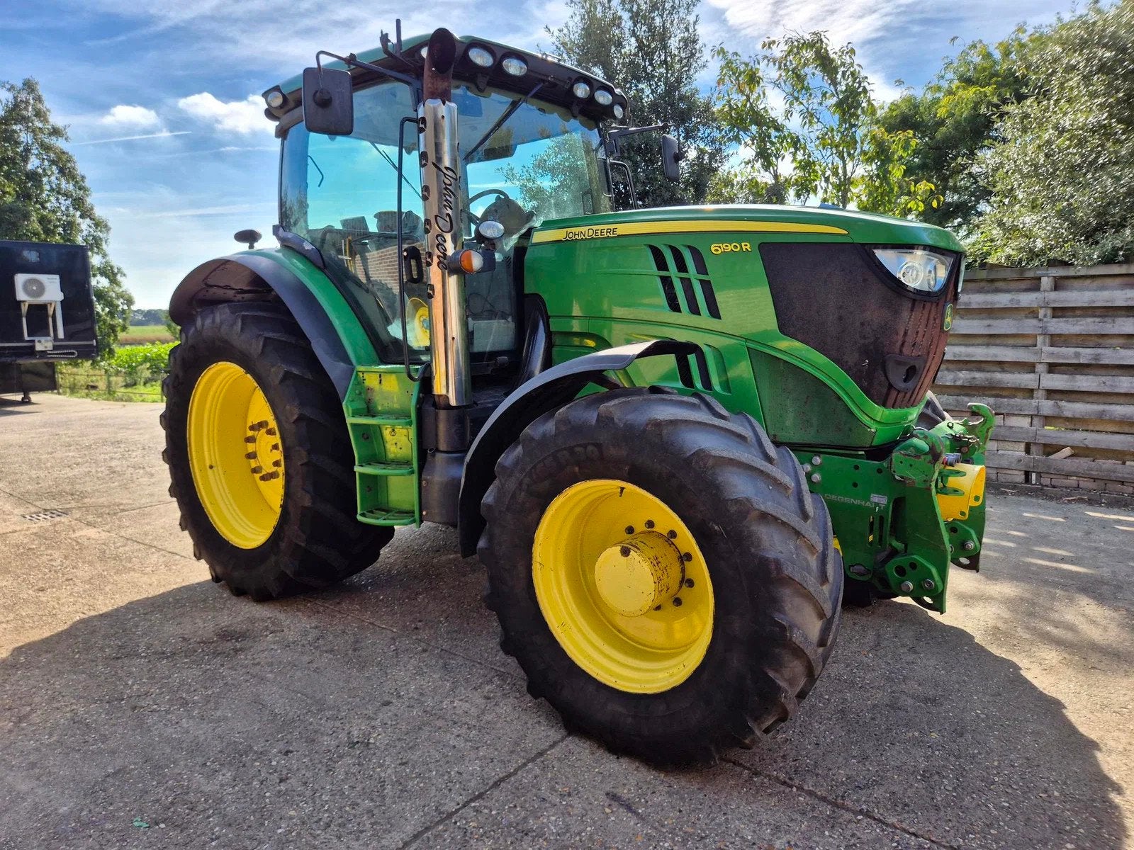 John Deere 6190R met Fronthef+PTO (bj 2012), Zakelijke goederen, Gebruikt, Meer dan 160 Pk, John Deere, 7500 tot 10000