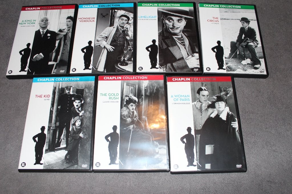 DVD Charlie Chaplin films 5 euro per stuk, CD & DVD, DVD | Classiques, Enlèvement ou Envoi, Anglais, Néerlandais, Utilisé