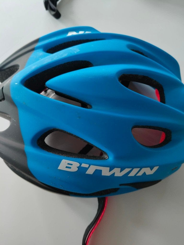 Fietshelm BTWIN, Fietsen en Brommers, Fietsaccessoires | Fietshelmen, Ophalen, M, Heer, Zo goed als nieuw