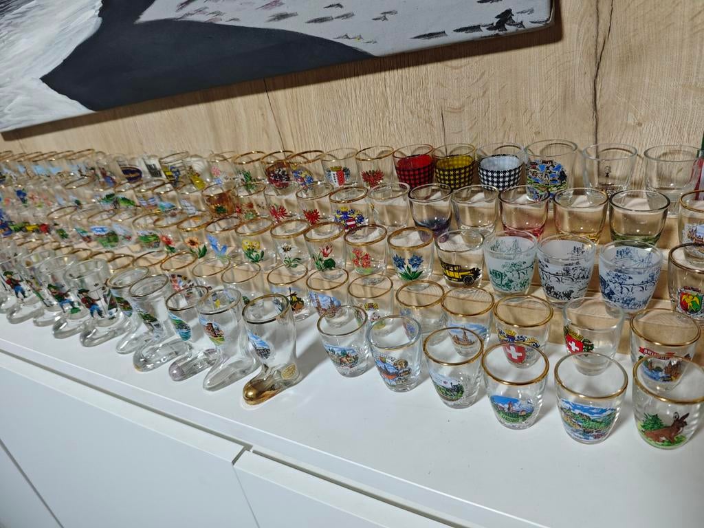 Borrelglaasjes snapshot shotglazen  215 stuks, Ophalen