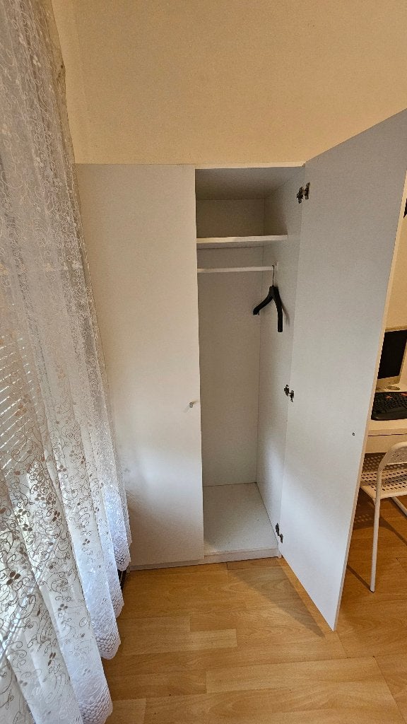 Garde-robe 2 portes, Avec tablette(s), Comme neuf, 50 à 100 cm, 50 à 75 cm