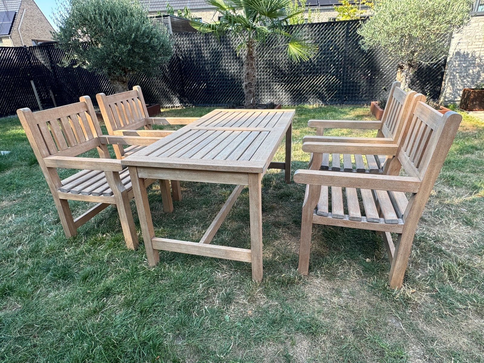 Teak tuinset, Enlèvement, Comme neuf