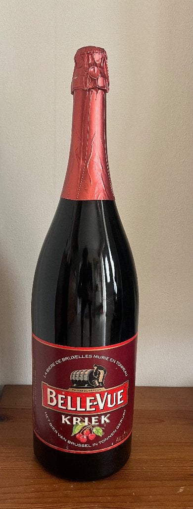 oude 3 liter Kriekfles - ongeopend !, Collections, Enlèvement ou Envoi, Neuf, Bouteille(s), Autres marques