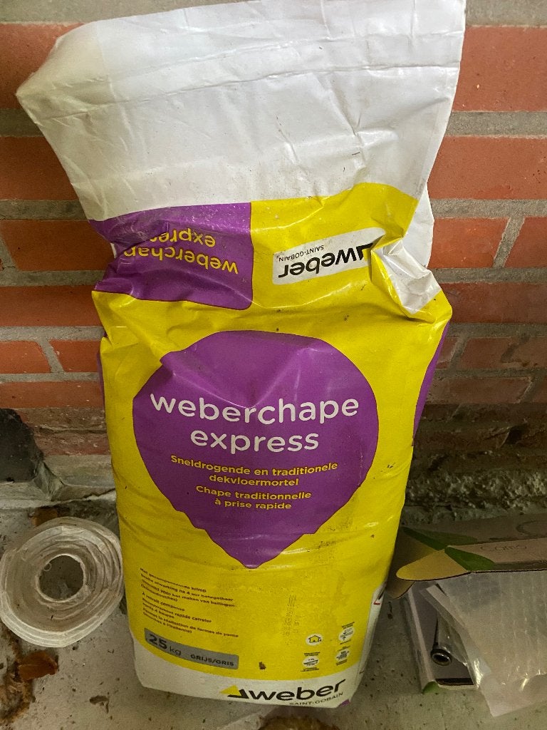 Weberchape Express 25 kg – ongeopend en droog bewaard, Bricolage & Construction, Enlèvement, Neuf, Autres types