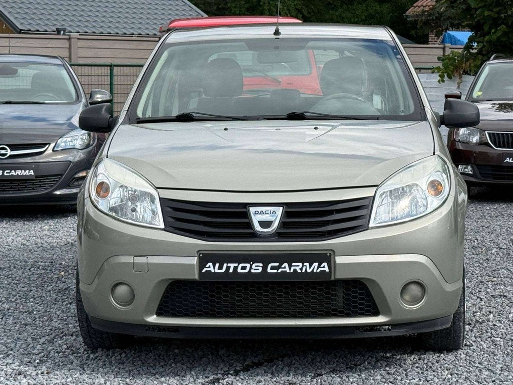 Dacia Sandero Benzine Airco Manueel Zuinige Voertuigen *, Auto's, Dacia, Euro 5, Stof, Gebruikt, Automatische klimaatregeling