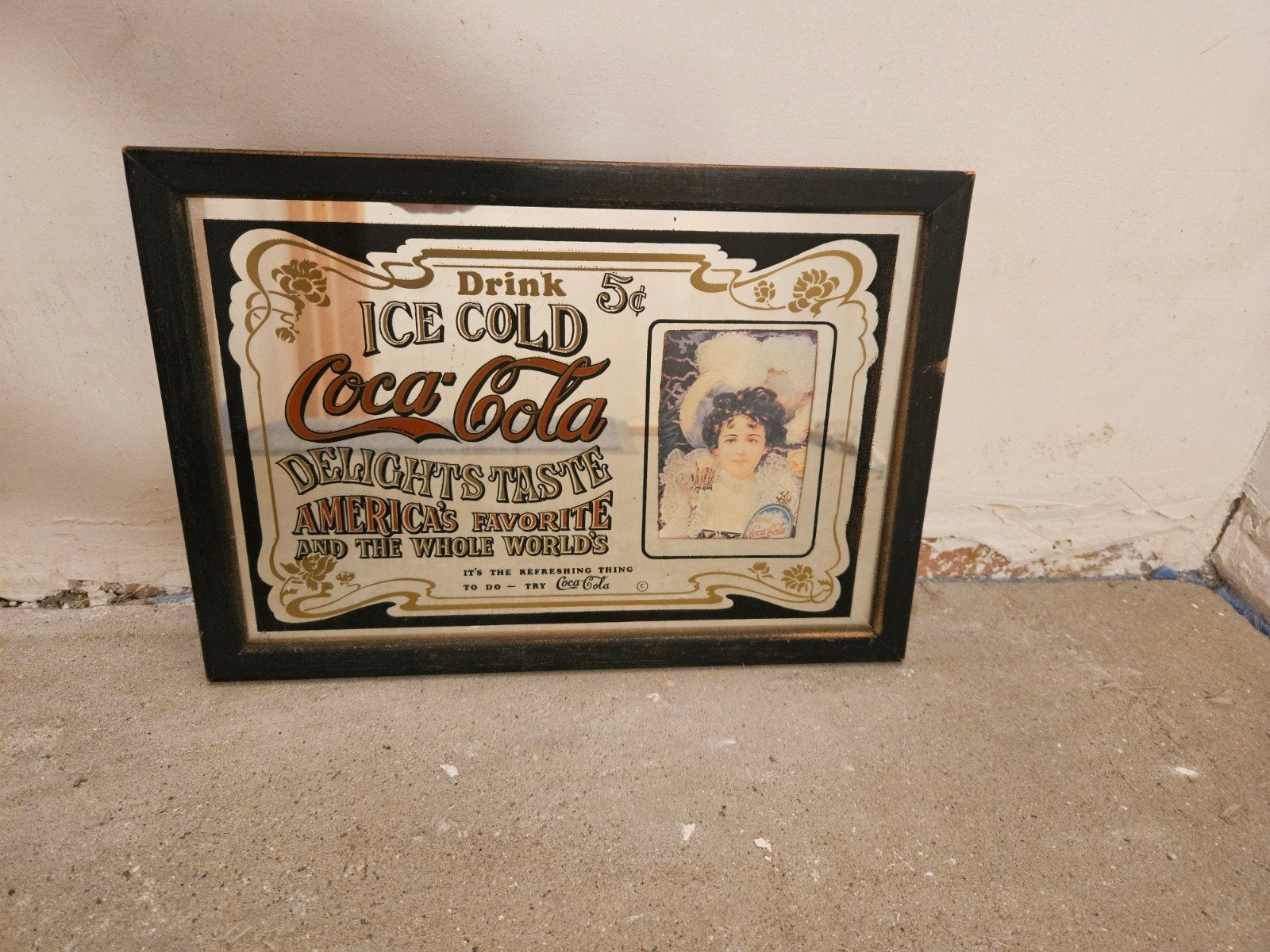 Vintage reclamebord Coca Cola, Ophalen of Verzenden