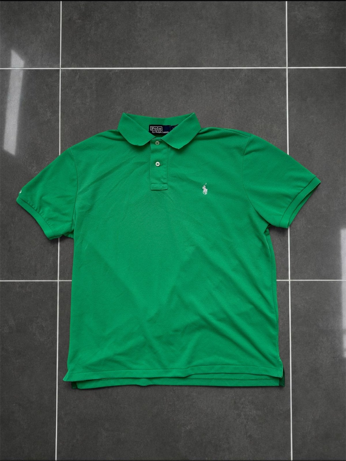 Polo Ralph Lauren Vert - The Earth Polo - Taille M, Enlèvement ou Envoi, Comme neuf, Taille 48/50 (M), Vert