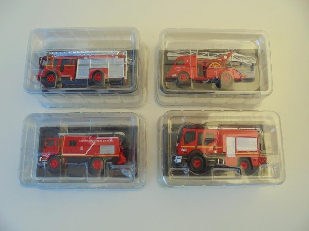 Setje van 4 mooie brandweerwagens, Hobby en Vrije tijd, Ophalen of Verzenden, Nieuw, Overige typen, Overige merken