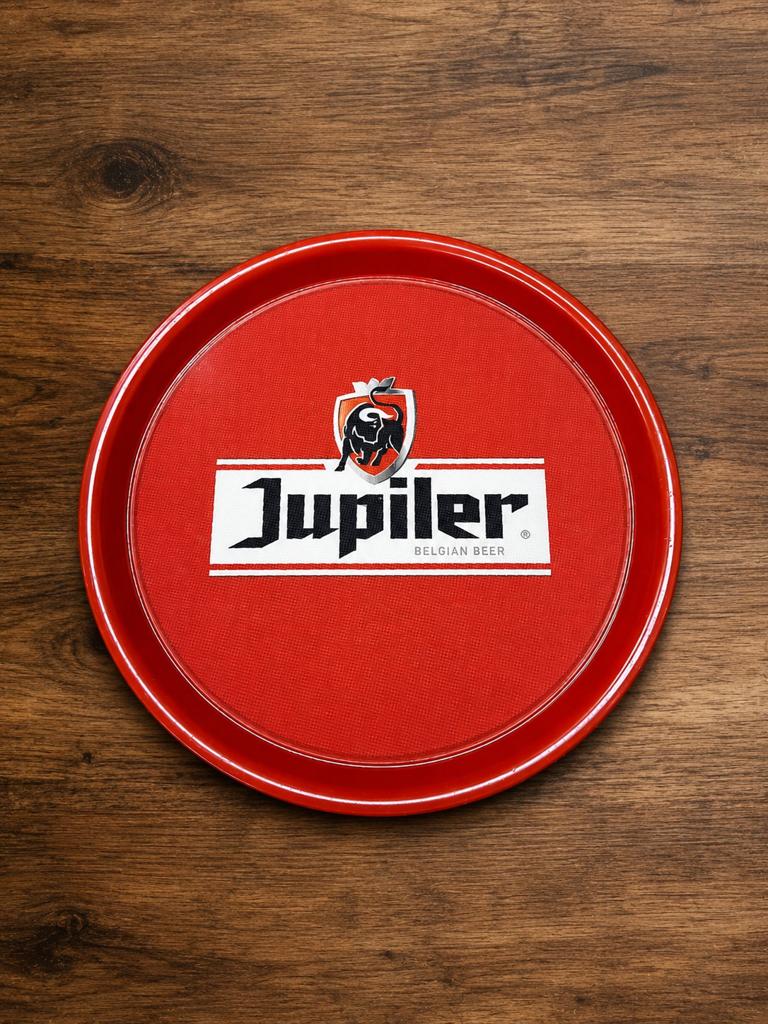 Rood Dienblad Jupiler, Ophalen of Verzenden, Zo goed als nieuw, Jupiler