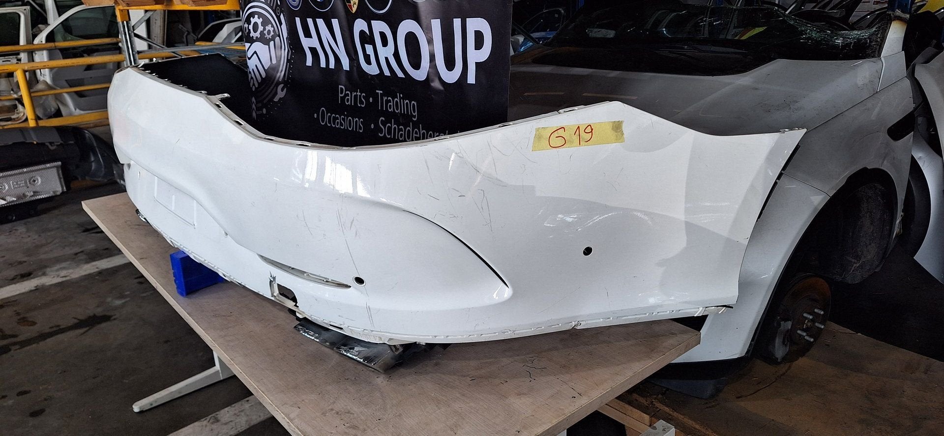 Mercedes E-Klasse W213 AMG achterbumper, Gebruikt, -, Ophalen of Verzenden, Achter
