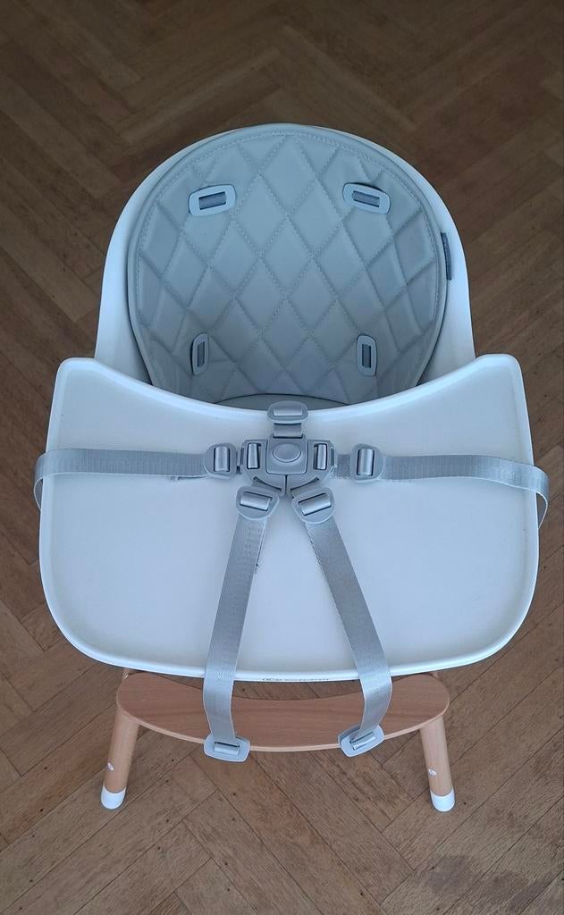 Chaise haute Kinderkraft SIENNA 2-en-1 + bôite, Enlèvement, Neuf, Chaise évolutive, Ceinture(s)