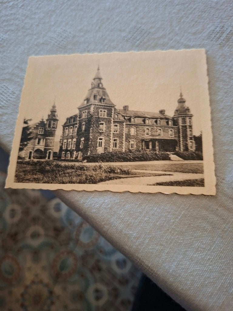 Prentje/Chromo : Rendeux / Het Kasteel, Enlèvement ou Envoi, Gravure, Utilisé, 1940 à 1960