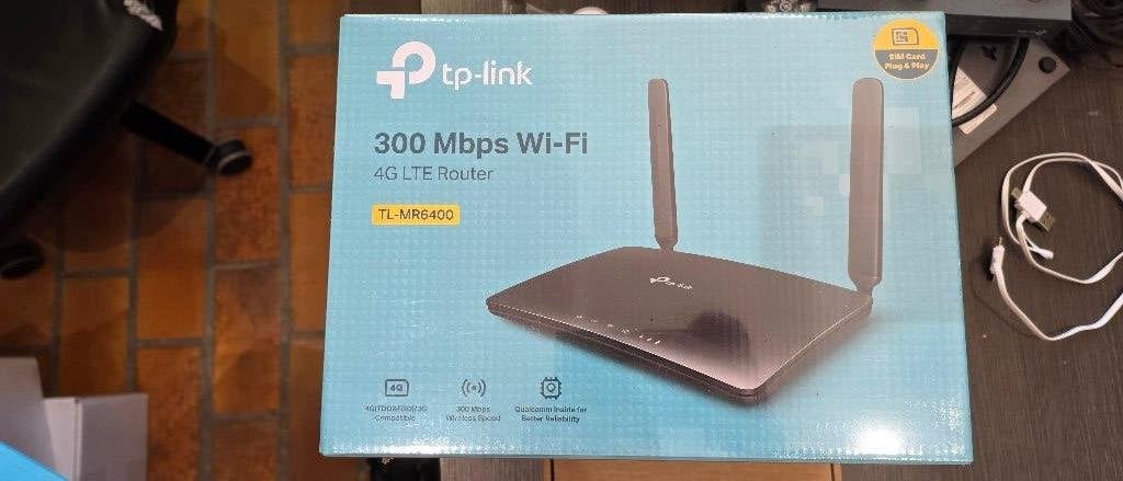Routeur TPlink + 4G TL-MR6400 neuf, Ophalen, Nieuw, Router