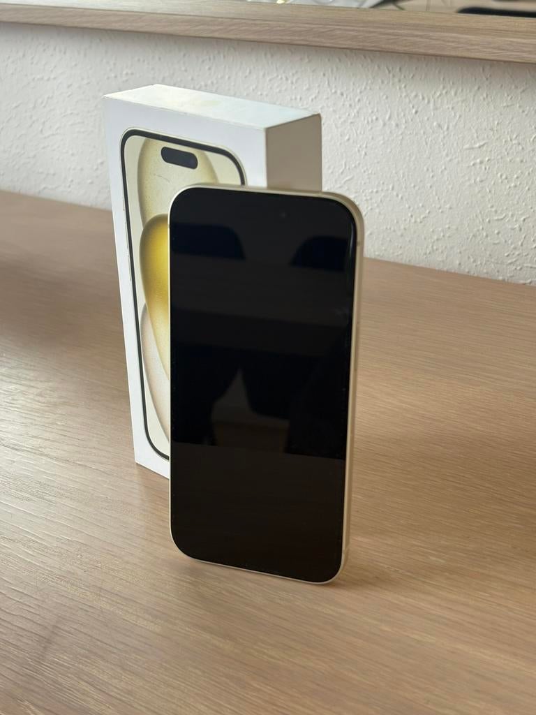 iPhone 15 256GB, Telecommunicatie, Mobiele telefoons | Apple iPhone, Nieuw, 256 GB, Zonder abonnement, iPhone 15, Geel, Ophalen