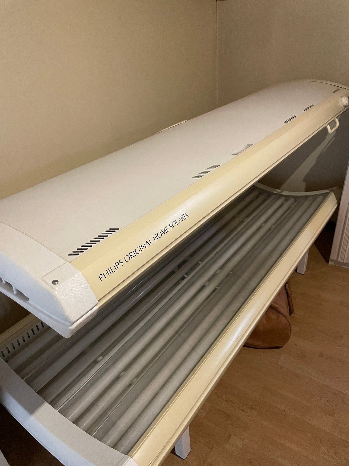 Zonnebank philips, Electroménager, Solarium, Banc solaire & Bronzage facial, Enlèvement, Utilisé, Banc solaire double