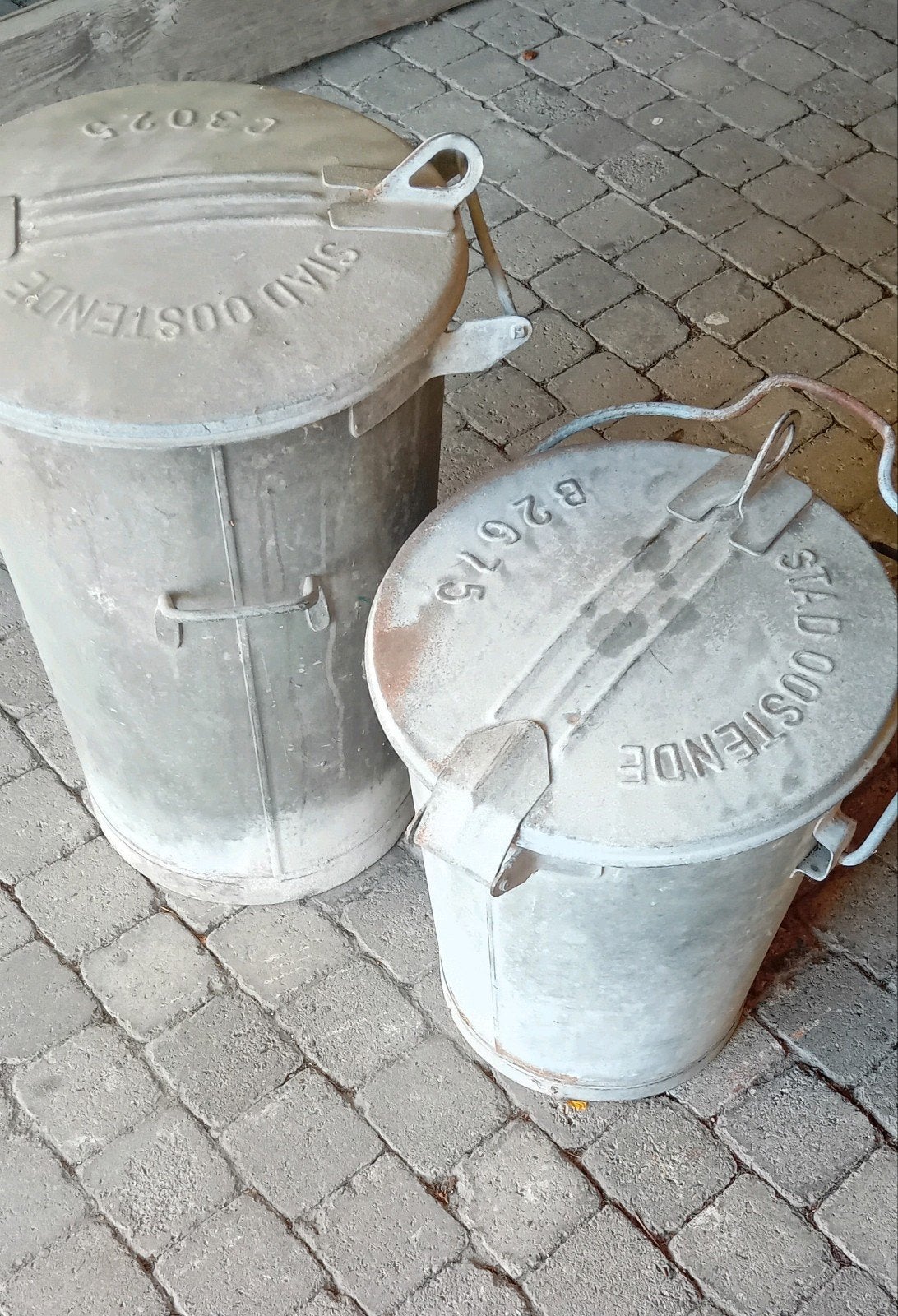 Poubelles Ostende en zinc, Jardin & Terrasse, Bacs à fleurs & Jardinières, Enlèvement