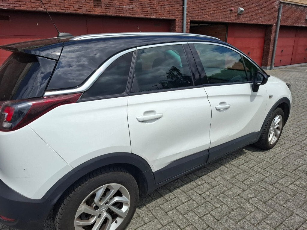 Opel Crossland X 2019, Auto's, Voorwielaandrijving, Leder en Stof, Wit, Particulier