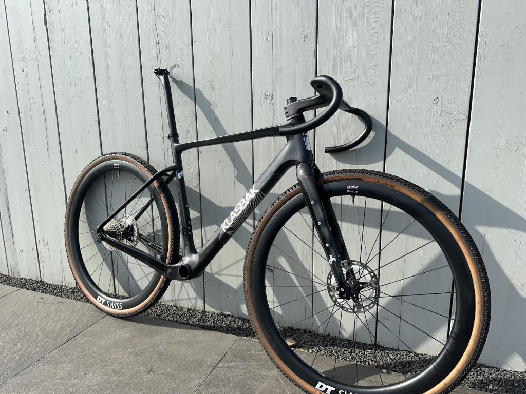 Kader Gravel Klasbak Maat 52 Carbon, 49 à 53 cm, Enlèvement, Comme neuf, Carbone