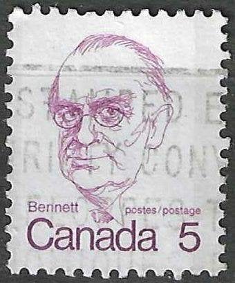 Canada 1973 - Yvert 512 - Richard Bedford Bennett (ST), Postzegels en Munten, Verzenden, Gestempeld