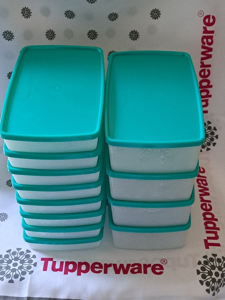 Tupperware antarctica diepvriesdoos laag Nieuw, Ophalen of Verzenden, Nieuw, 600 ml