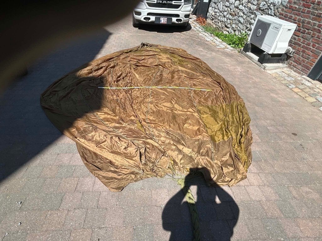 ancien parachute militaire pour décoration, Enlèvement ou Envoi, Autres, Autres types
