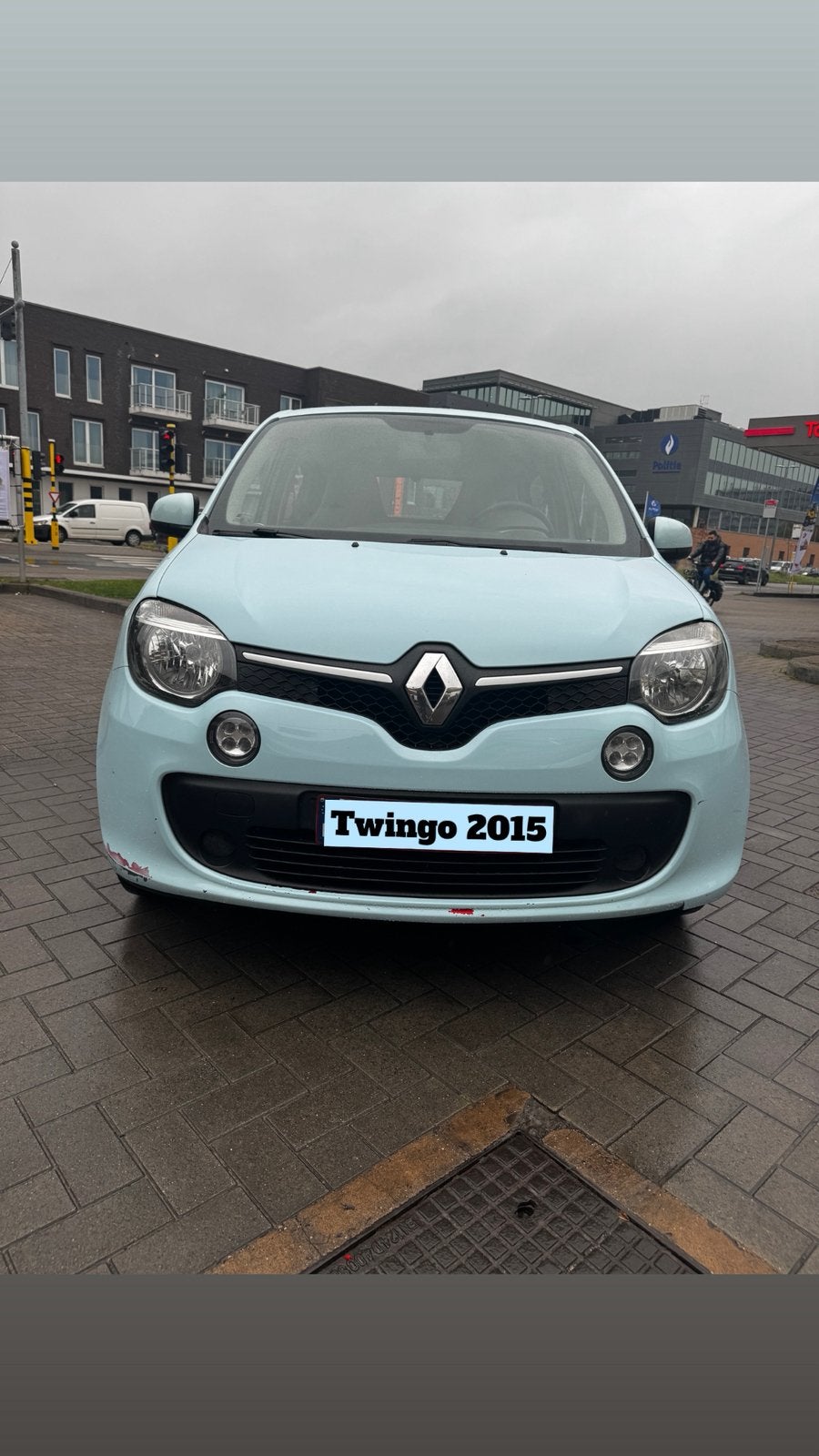 Renault Twingo 2015 1.0 benzine 123.000 km Euro6b, 4 deurs, Euro 6, Blauw, Overige kleuren
