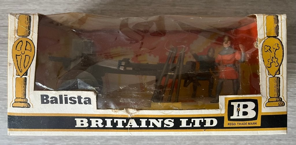 Vintage Britains moyen-âge machine siège Baliste chevaliers, Verzamelen, Speelgoed, Ophalen of Verzenden, Nieuw