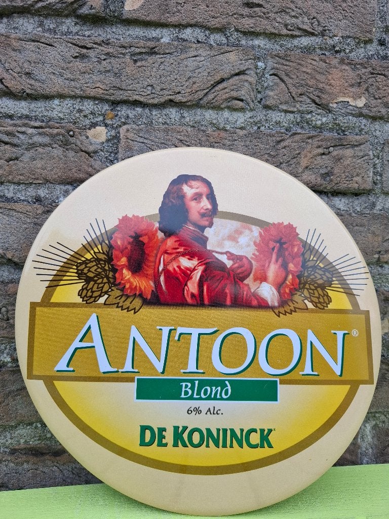 Plaque publicitaire rare authentique De Koninck, Collections, Enlèvement ou Envoi, Neuf, Panneau, Plaque ou Plaquette publicitaire