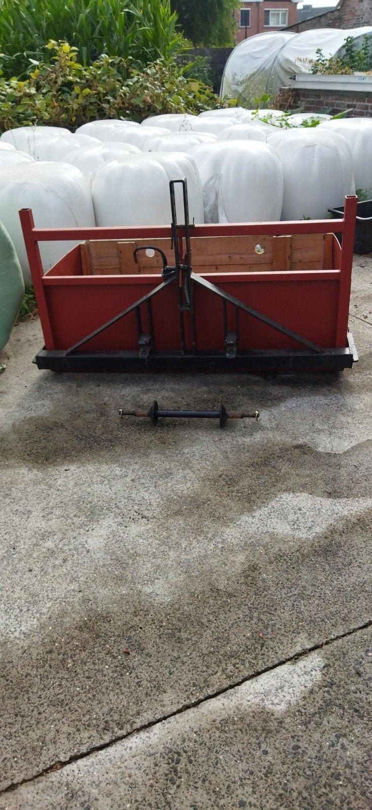 grondbak voor tractor, Enlèvement