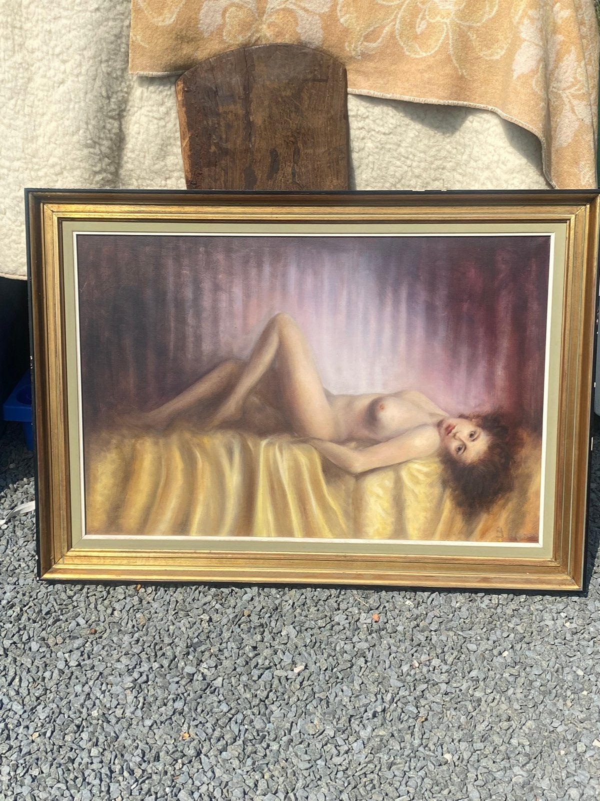 Naakte ( groot schilderij) gesigneerd, Ophalen, Gesigneerd