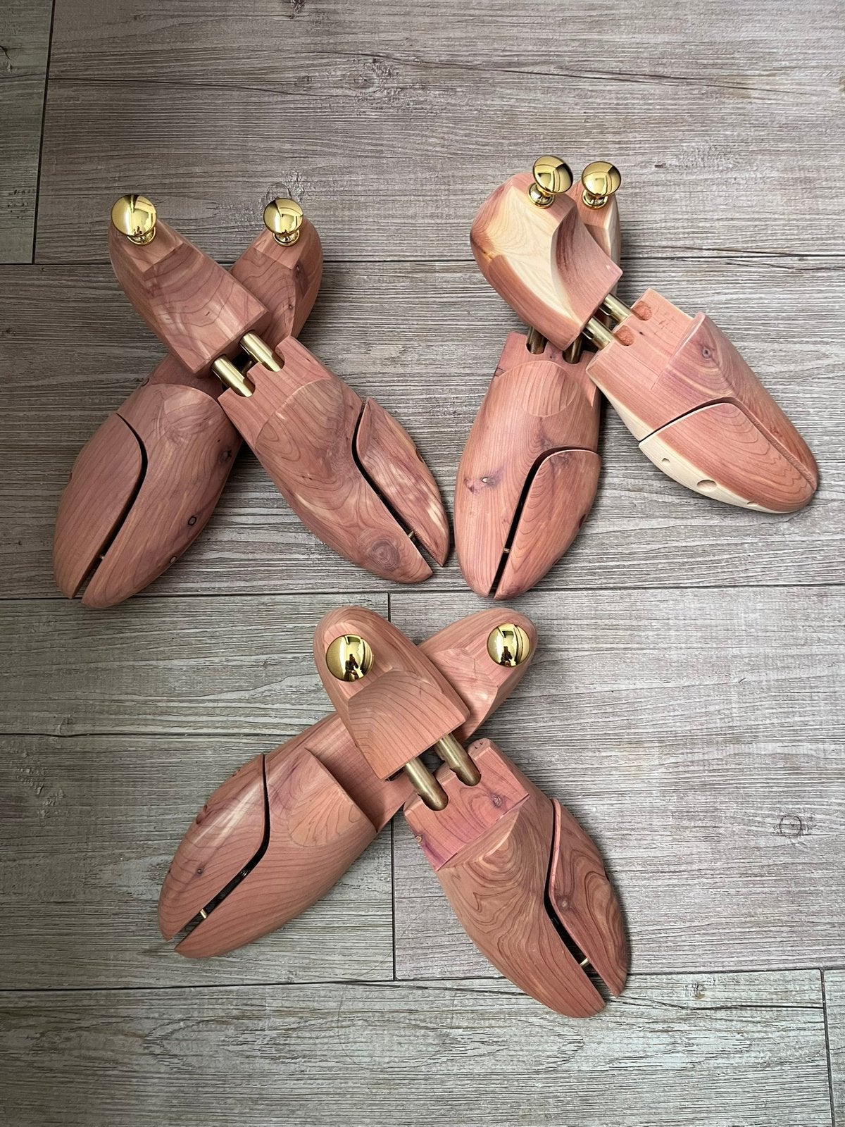 Set van 3 paar cederhouten schoenspanners maat 42 nieuw, Bruin, Nieuw, Ophalen of Verzenden, Veterschoenen