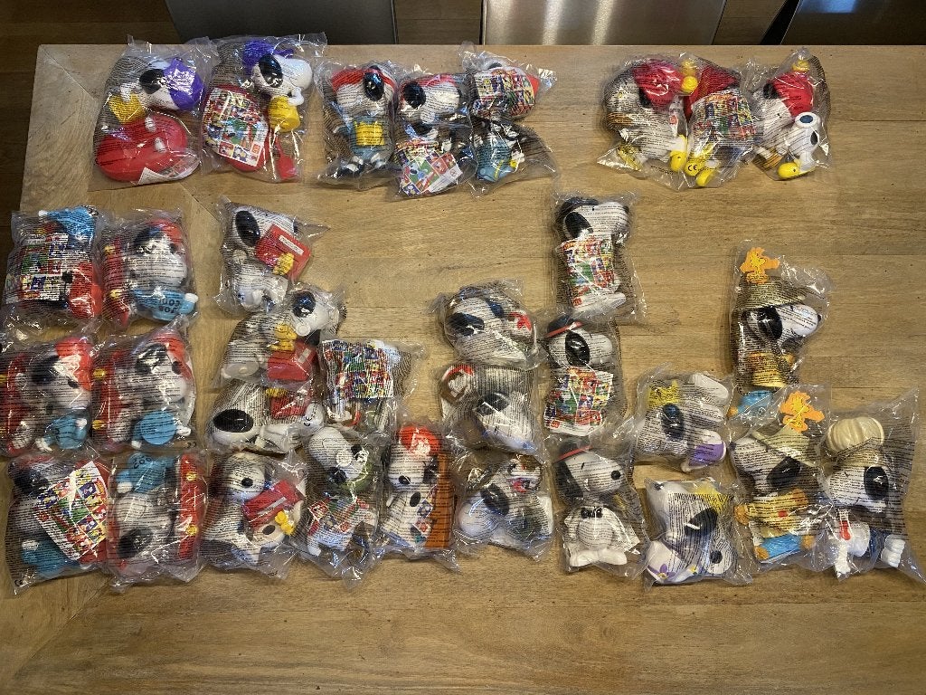 Snoopy figuren McDonalds 2000 (in verpakking), Verzamelen, Poppetjes en Figuurtjes, Ophalen of Verzenden, Nieuw