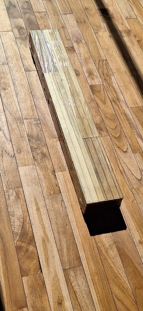 42 m² Teak hout Parket, Overige kleuren, Nieuw, 25 tot 50 m², Teak