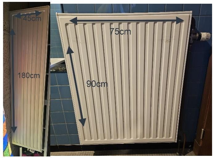 Radiateurs a vendre, Enlèvement, Utilisé, Radiateur