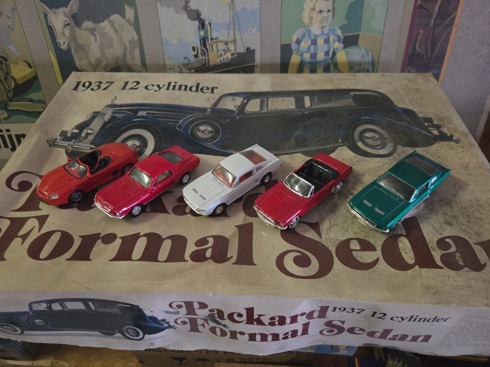 5 FORD MUSTANG MODELLEN SCHAAL 1/43 SAMEN 30 EURO NIET LOS, Ophalen of Verzenden