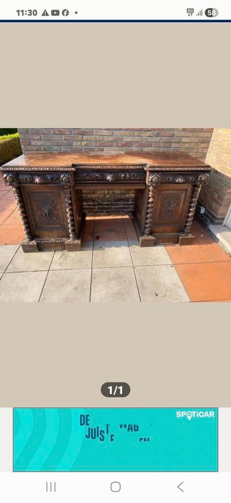 Antiek bureau, Huis en Inrichting, Ophalen