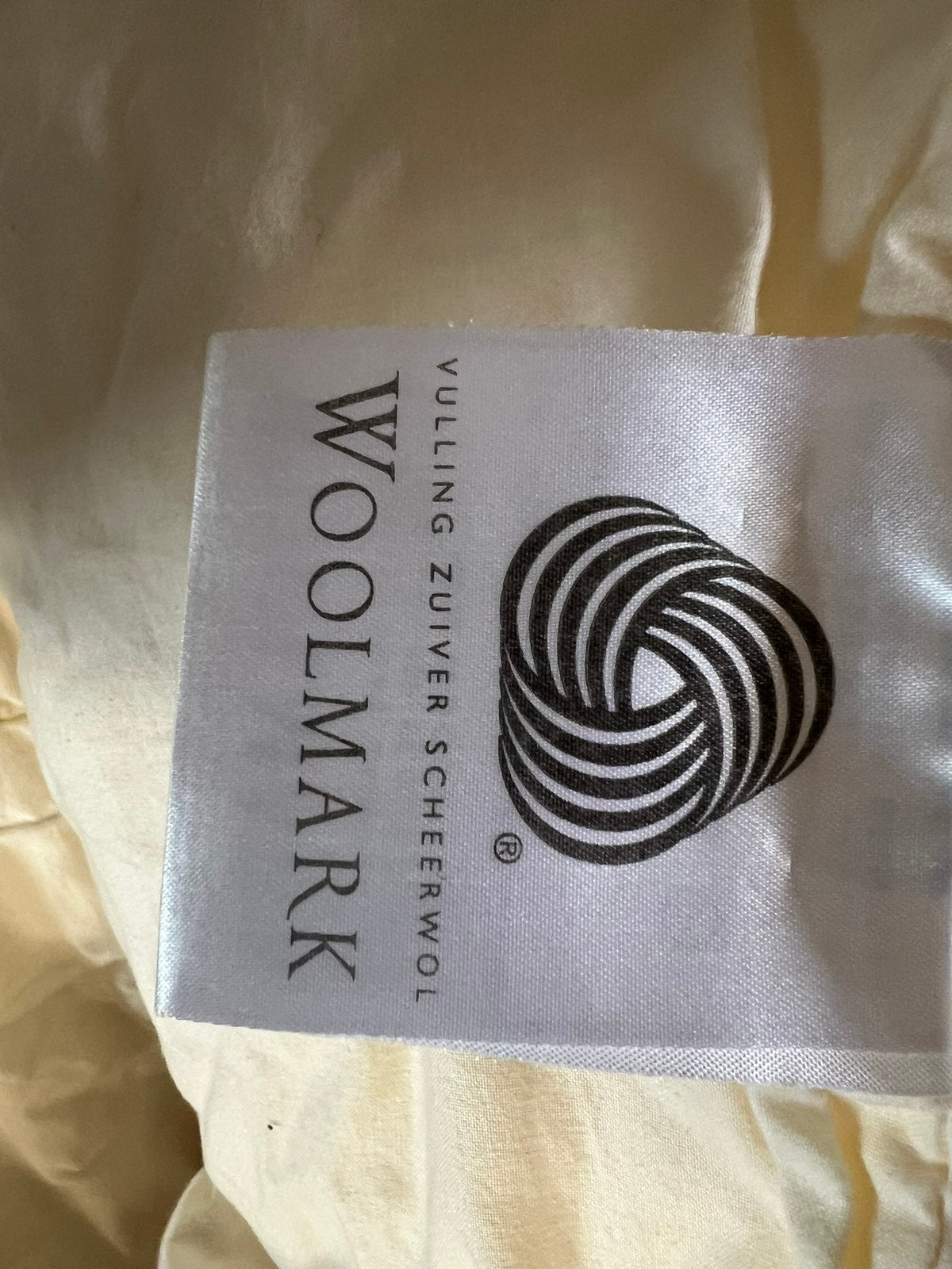 wollen dekbed 100% texel wół vierseizoenen 2x 1p goede staat, Ophalen, Gebruikt, Eenpersoons, Wit