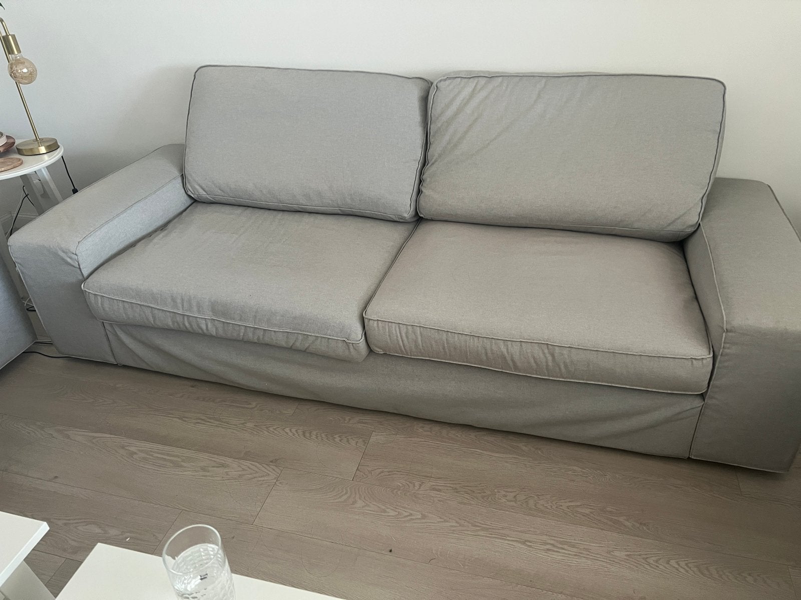 IKEA KIVIK 3-zitsbank – lichtgrijs, Ophalen, Gebruikt