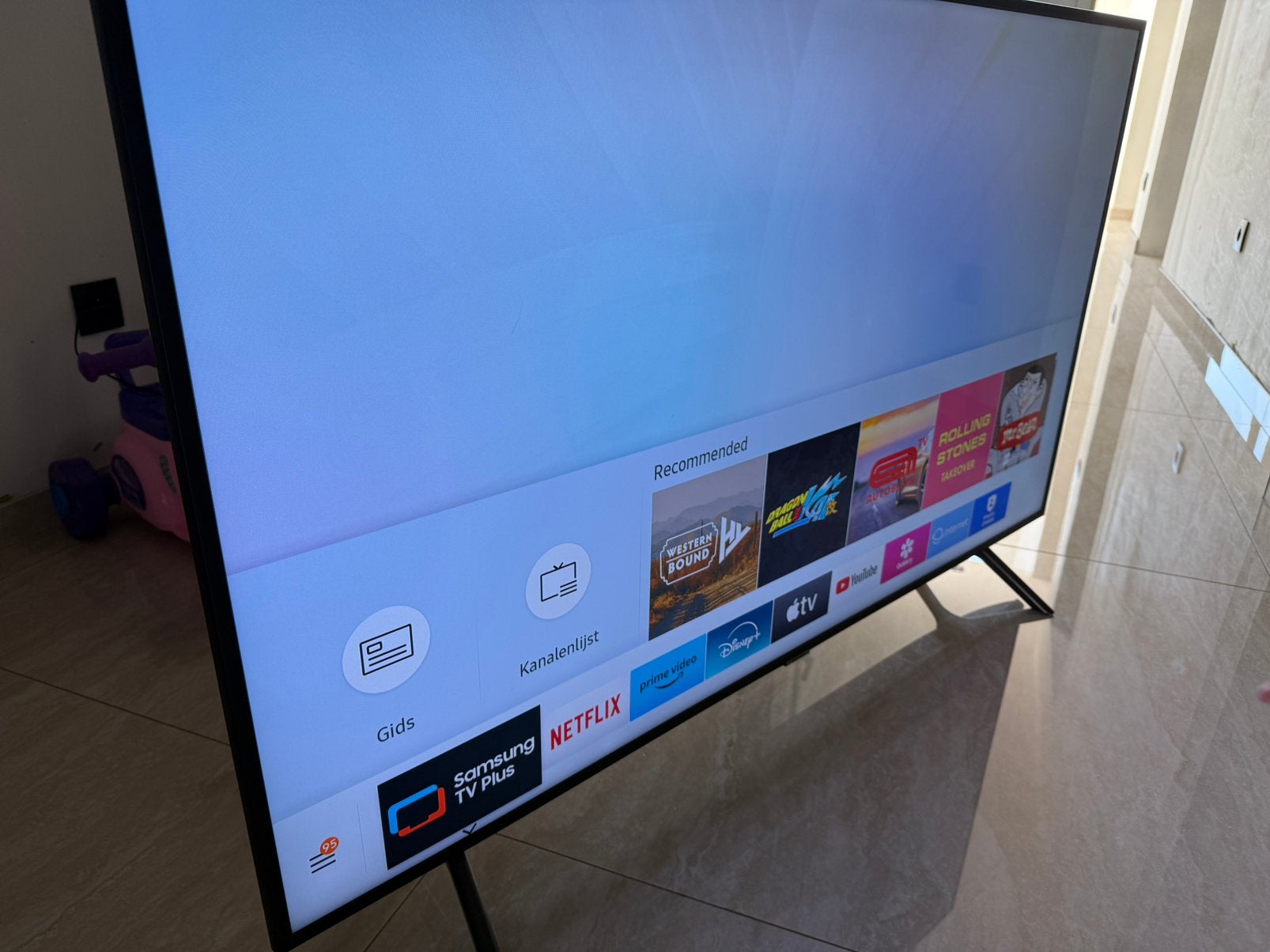 Samsung Qled smart tv 55”, Audio, Tv en Foto, Televisies, Ophalen, QLED, Zo goed als nieuw, Samsung