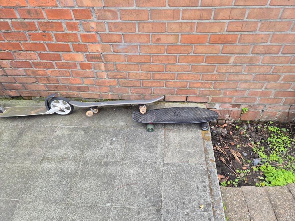 Skateboard et trottinette pour enfants, Enlèvement
