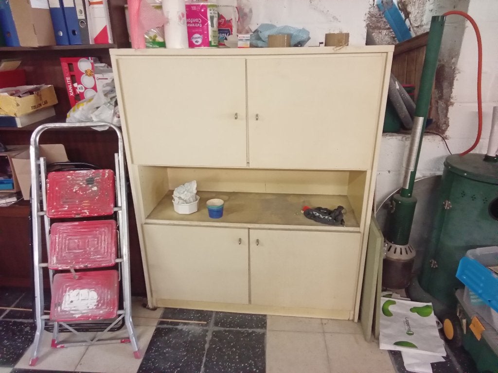 Armoire vaisselier blanc gratuit, 25 à 50 cm, Avec tablette(s), 100 à 150 cm, Enlèvement