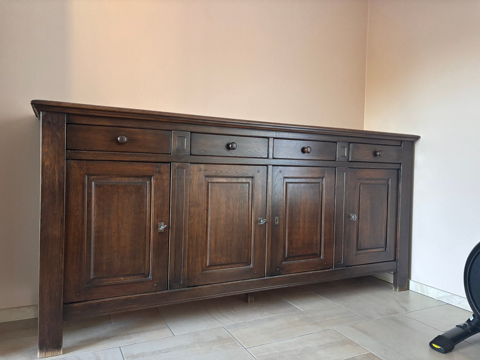 Dressoir en/of vitrinekast franse eik, Antiek en Kunst, Ophalen