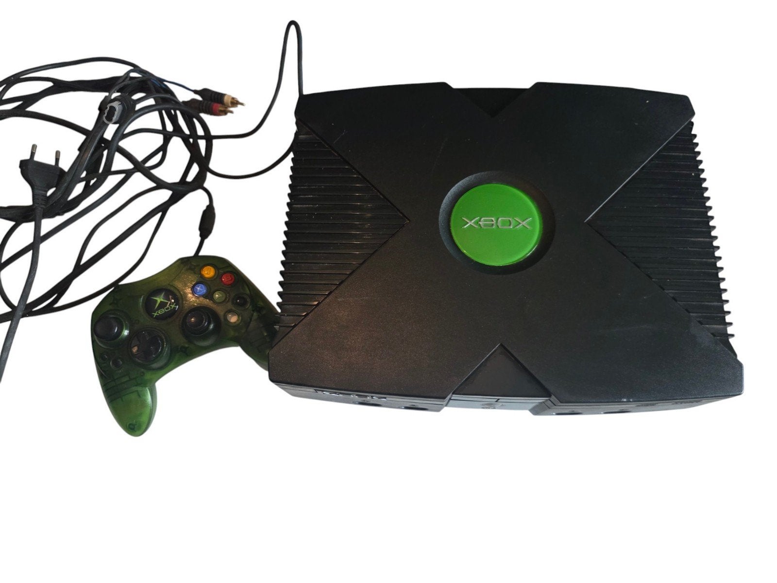 Console Microsoft Original Xbox (1ère génération) + Manette, Enlèvement ou Envoi, Utilisé, Avec 1 manette, Avec jeux