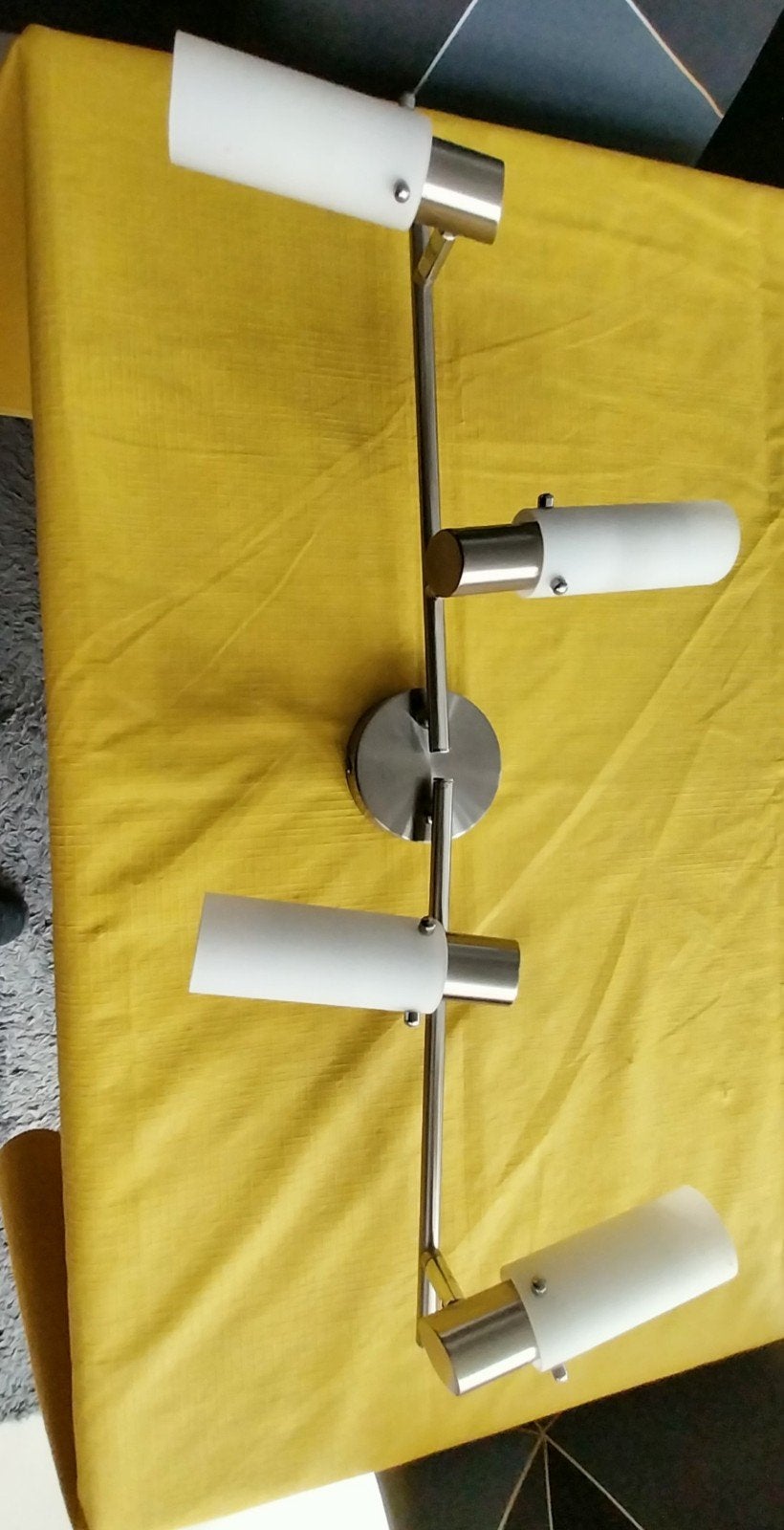 Plafondverlichting met 4 spots, Maison & Meubles, Lampes | Plafonniers, Enlèvement