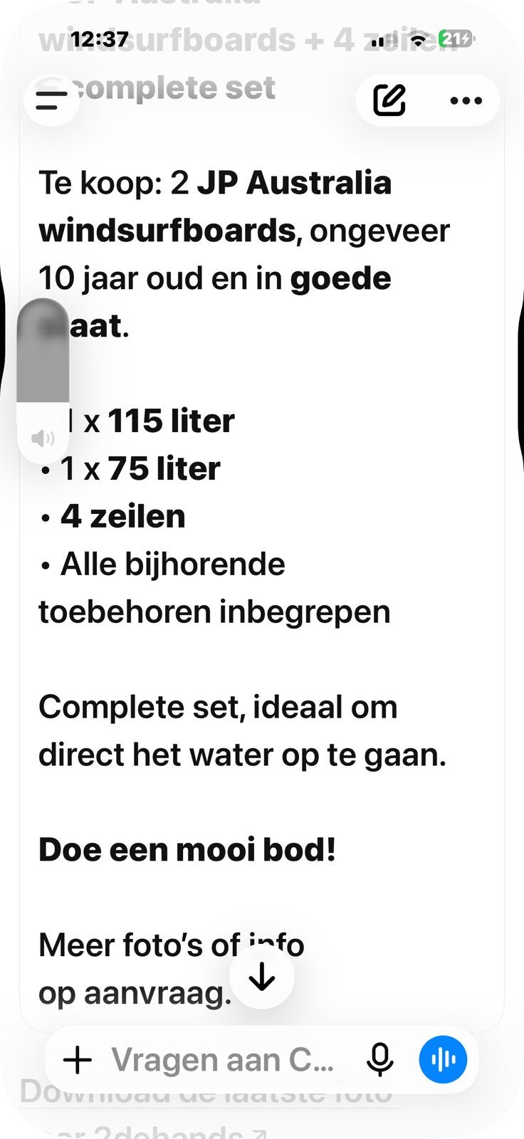 Windsurfmateriaal JP australia, Tickets en Kaartjes, Kortingen en Cadeaubonnen