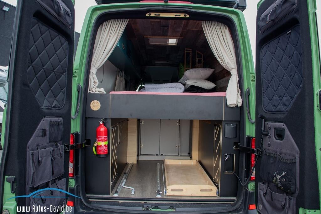 Volkswagen crafter Campervan 2.0 TDI Aut. 2 Slaappl., Auto's, Stof, Euro 6, 4 cilinders, 3000 kg