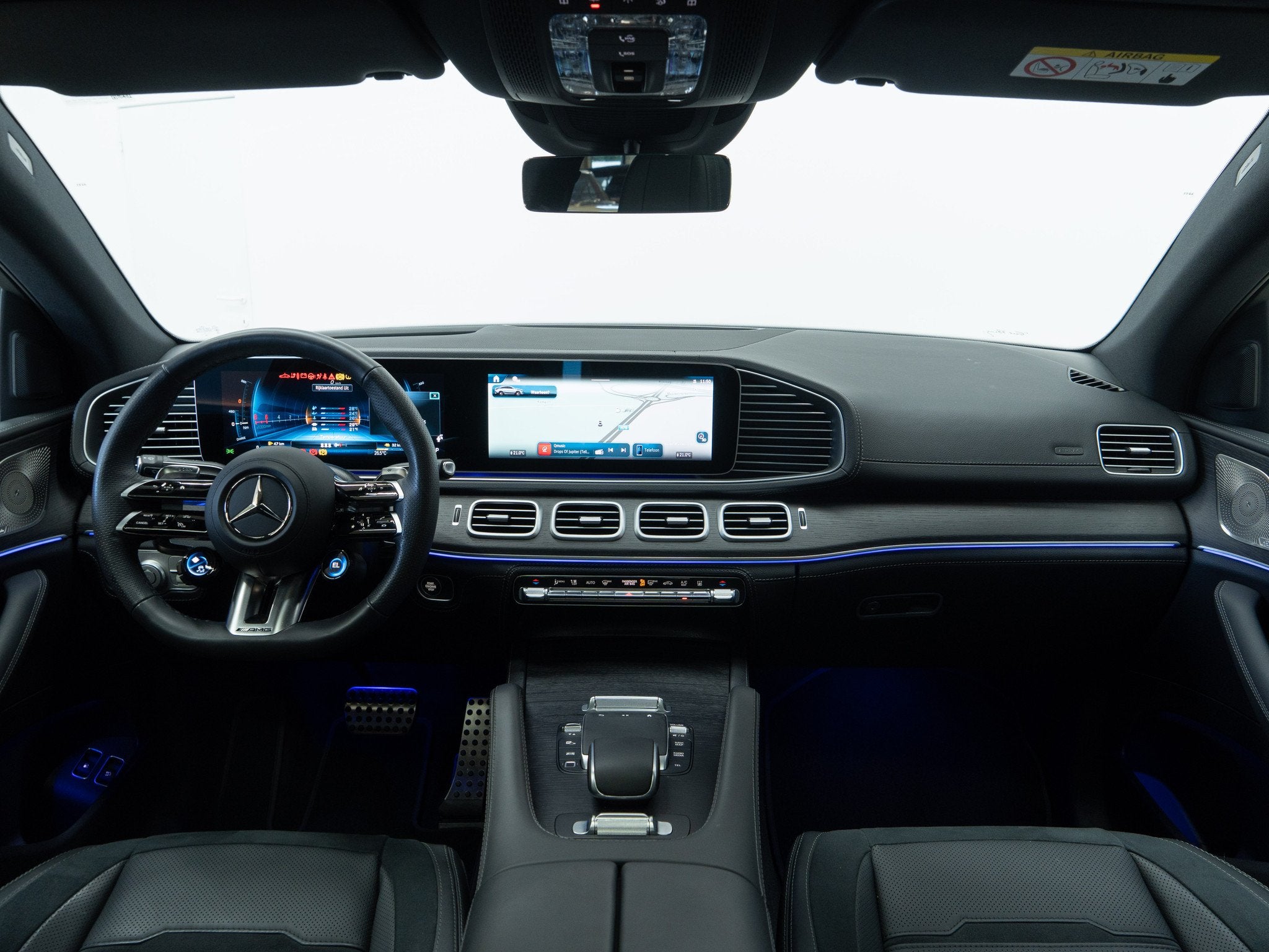 Mercedes-Benz GLE 53 AMG 4M+ Coupé HYBRID Night 22" PANO Ma, Auto's, Automaat, Gebruikt, Zwart, 544 pk