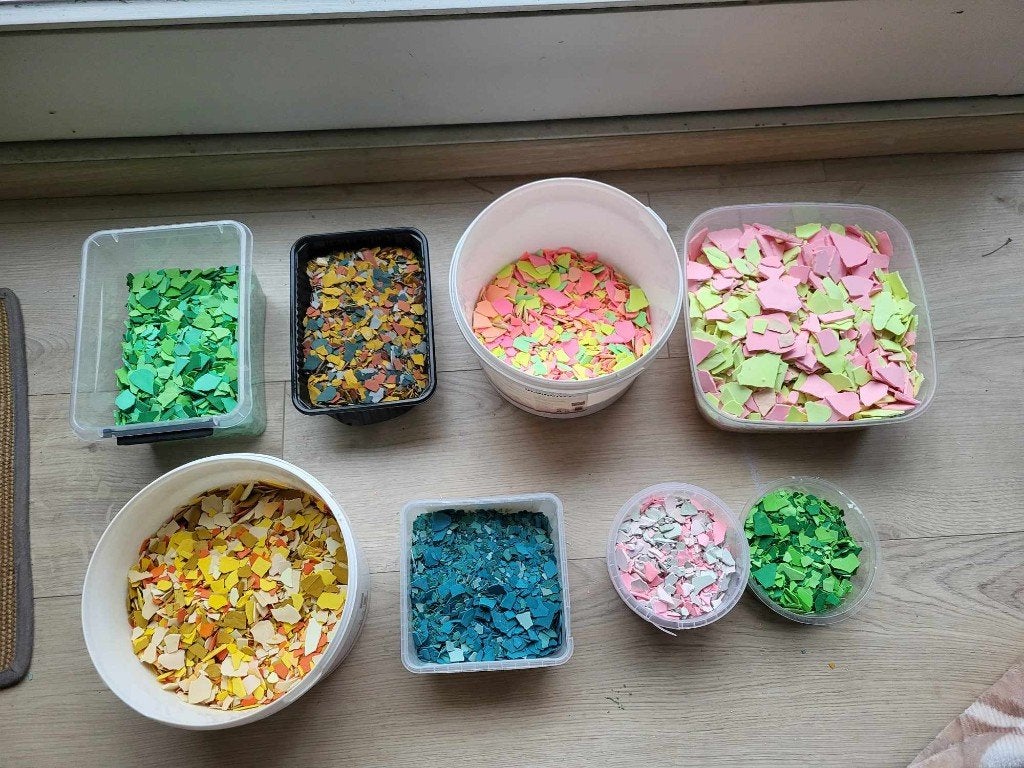 Jesmonite terrazzo chips, Enlèvement ou Envoi